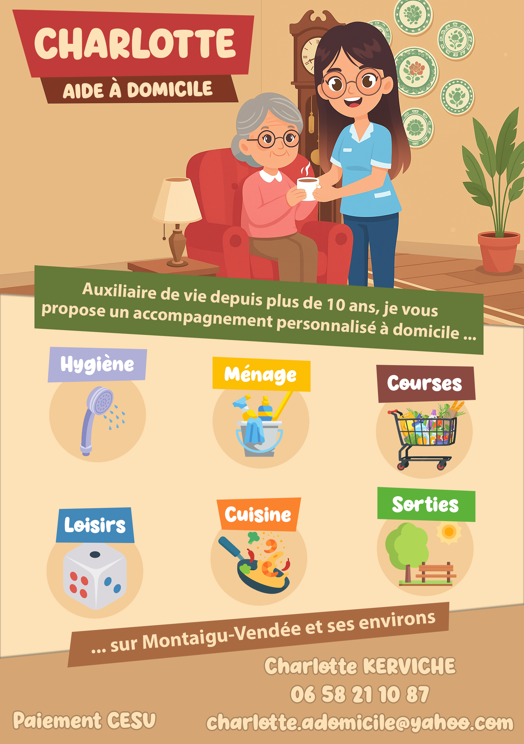 Flyer Charlotte Aide à Domicile
